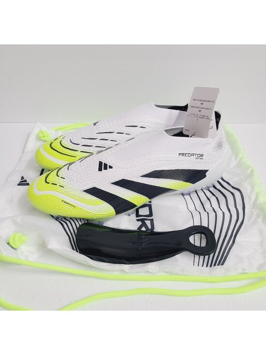 NEW Adidas Predator Elite Laceless FG Soccer Cleats WITH BAG JI1075 Size 10.5 main image 9